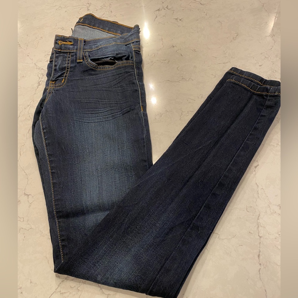 Flying monkey jeans, size 24, dark denim looking fabric, like new